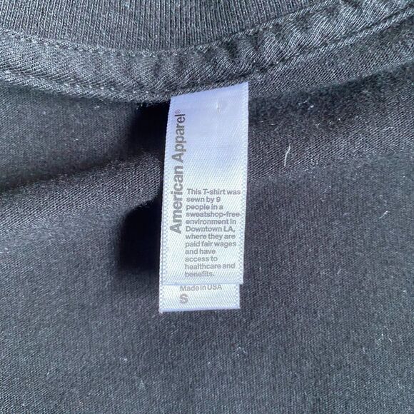 AMERICAN APPAREL Men's Logo Graphic T Shirt US S - Picture 5 of 6